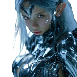 Elf Tech Knight Vinyl Car Decal Sticker – Waterproof & UV-Resistant 8"