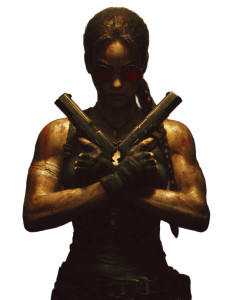 Rembrandt'S Lara Croft Vinyl Car Decal Sticker – Waterproof & UV-Resistant 8"