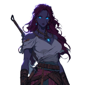 Drow Barbarian Woman Vinyl Car Decal Sticker – Waterproof & UV-Resistant 8" Drow Barbarian Woman Vinyl Car Decal Sticker – Waterproof & UV-Resistant 8"