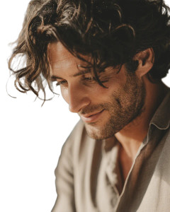 Mediterranean Trader Portrait Vinyl Car Decal Sticker – Waterproof & UV-Resistant 8"