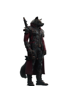 Steampunk Werewolf Soldier Vinyl Car Decal Sticker – Waterproof & UV-Resistant 8"