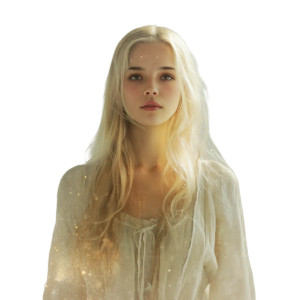 Luminous Spiritual Guide Vinyl Car Decal Sticker – Waterproof & UV-Resistant 8"