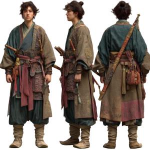 Han Dynasty Ranger Vinyl Car Decal Sticker – Waterproof & UV-Resistant 8"