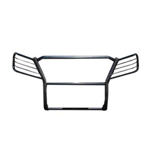 Custom Fit Black Horse Offroad Grille Guard | For Various 2007-2013 Chevrolet Silverado 1500 | Solid Bolt-On Installation, Cold Rolled Steel, No-Drill, Removable Light Guards