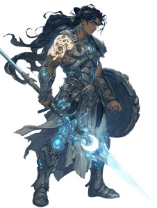 Moonlit Spartan Warrior Vinyl Car Decal Sticker – Waterproof & UV-Resistant 8"