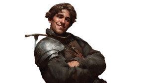 Young Aristocrat Warrior Vinyl Car Decal Sticker – Waterproof & UV-Resistant 8"