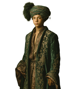 Ottoman Sultan Portrait Vinyl Car Decal Sticker – Waterproof & UV-Resistant 8"