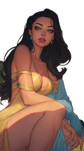 Fantasy Egyptian Beauty V2 Vinyl Car Decal Sticker – Waterproof & UV-Resistant 8"