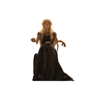 Queen On Throne Vinyl Car Decal Sticker – Waterproof & UV-Resistant 8"