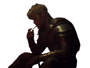 Wounded Warrior Smoking Vinyl Car Decal Sticker – Waterproof & UV-Resistant 8"