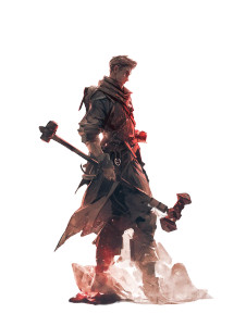 Fantasy Blacksmith Vinyl Car Decal Sticker – Waterproof & UV-Resistant 8"