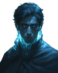 Ghostly Wizard Portrait Vinyl Car Decal Sticker – Waterproof & UV-Resistant 8"