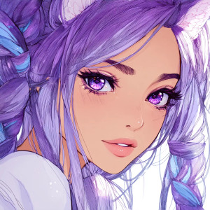 Kawaii Kitsune Girl Vinyl Car Decal Sticker – Waterproof & UV-Resistant 8"