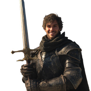 Knight At Castle V3 Vinyl Car Decal Sticker – Waterproof & UV-Resistant 8"