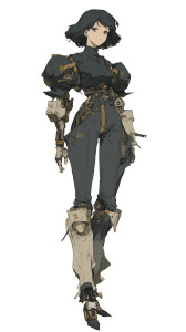 Mecha Witch Vinyl Car Decal Sticker – Waterproof & UV-Resistant 8"