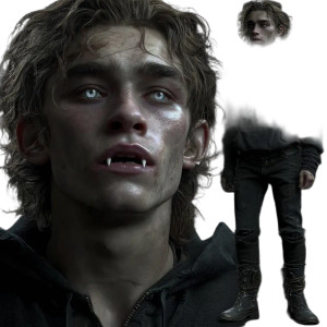 Vampire Teen V2 Vinyl Car Decal Sticker – Waterproof & UV-Resistant 8"