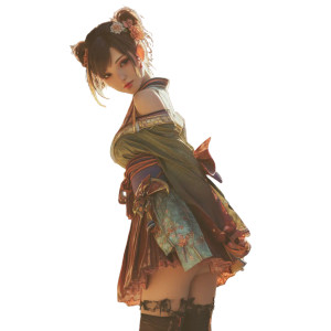 Cute Anime Cosplayer Vinyl Car Decal Sticker – Waterproof & UV-Resistant 8"