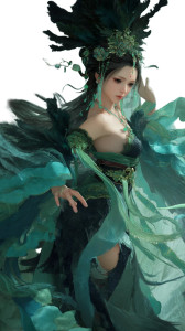 Fantasy Sorceress V3 Vinyl Car Decal Sticker – Waterproof & UV-Resistant 8"