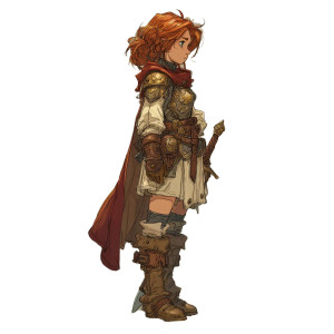 Redheaded Warrior Dwarf Vinyl Car Decal Sticker – Waterproof & UV-Resistant 8"