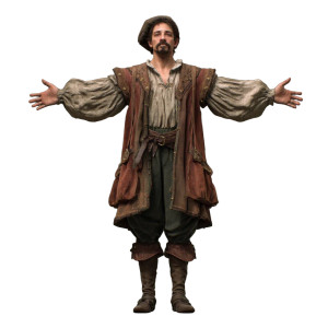 Medieval Tavern Character Vinyl Car Decal Sticker – Waterproof & UV-Resistant 8"