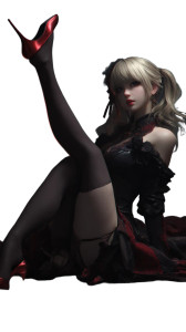 Marie Rose Gothic Vinyl Car Decal Sticker – Waterproof & UV-Resistant 8"