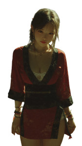 Fantasy Japanese Beauty Vinyl Car Decal Sticker – Waterproof & UV-Resistant 8"