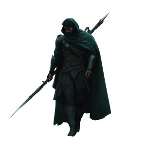 Forest Ranger Warrior Vinyl Car Decal Sticker – Waterproof & UV-Resistant 8"