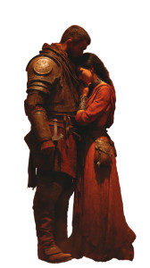 Heroic Warrior Standoff Vinyl Car Decal Sticker – Waterproof & UV-Resistant 8"