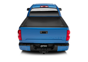 Unleash Your Toyota Tundra's Style with RetraxONE XR Tonneau Cover | Manual Retractable, Key Lockable, Black Matte