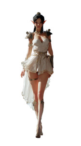 Korean Elf Warrior V2 Vinyl Car Decal Sticker – Waterproof & UV-Resistant 8"