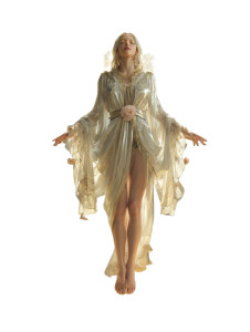 Celestial Divine Being V4 Vinyl Car Decal Sticker – Waterproof & UV-Resistant 8"