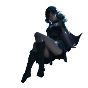 Dark Sorceress V2 Vinyl Car Decal Sticker – Waterproof & UV-Resistant 8" Dark Sorceress V2 Vinyl Car Decal Sticker – Waterproof & UV-Resistant 8"