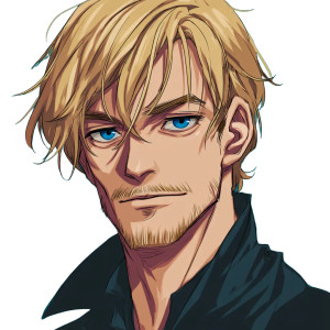 Anime Style Man Vinyl Car Decal Sticker – Waterproof & UV-Resistant 8"