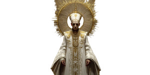 Regal Divine Figure Vinyl Car Decal Sticker – Waterproof & UV-Resistant 8"