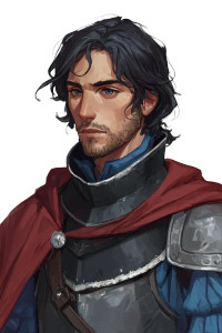 Handsome Knight Headshot Vinyl Car Decal Sticker – Waterproof & UV-Resistant 8"