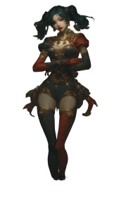 Medieval Clown Character Vinyl Car Decal Sticker – Waterproof & UV-Resistant 8"