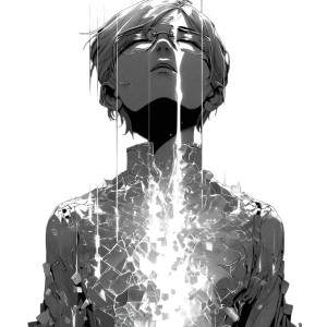 Crystalline Dissolution Vinyl Car Decal Sticker – Waterproof & UV-Resistant 8"