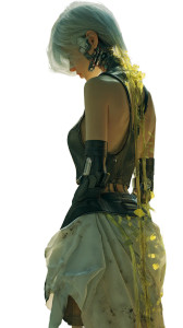 Cyberpunk Female Character V4 Vinyl Car Decal Sticker – Waterproof & UV-Resistant 8"