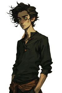 Arcane Character Portrait Vinyl Car Decal Sticker – Waterproof & UV-Resistant 8"