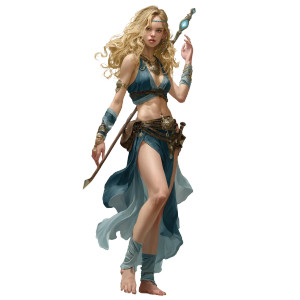 Lianna, Taurus Priestess Vinyl Car Decal Sticker – Waterproof & UV-Resistant 8"