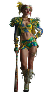 Brazilian Harley Quinn Vinyl Car Decal Sticker – Waterproof & UV-Resistant 8"