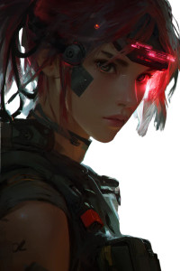 Cyberpunk Edge Runner Vinyl Car Decal Sticker – Waterproof & UV-Resistant 8"