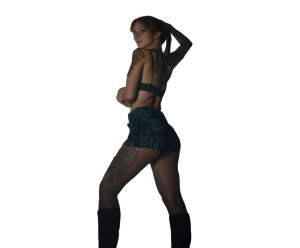 Tattoo Lady Art Vinyl Car Decal Sticker – Waterproof & UV-Resistant 8"