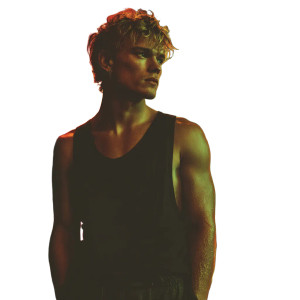 Athletic Blonde Male Vinyl Car Decal Sticker – Waterproof & UV-Resistant 8"