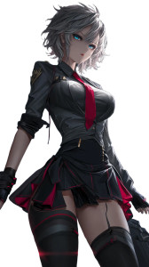 Chaos-Themed Warrior Vinyl Car Decal Sticker – Waterproof & UV-Resistant 8"