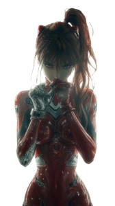 Confident Eva Pilot Vinyl Car Decal Sticker – Waterproof & UV-Resistant 8"