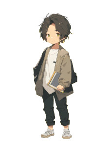 Cute College Student Vinyl Car Decal Sticker – Waterproof & UV-Resistant 8" Cute College Student Vinyl Car Decal Sticker – Waterproof & UV-Resistant 8"