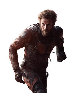 Futuristic Action Hero Vinyl Car Decal Sticker – Waterproof & UV-Resistant 8"