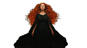 Red-Haired Ancient Beauty Vinyl Car Decal Sticker – Waterproof & UV-Resistant 8"