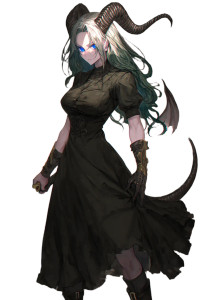 Demon Hunter Anime Vinyl Car Decal Sticker – Waterproof & UV-Resistant 8"